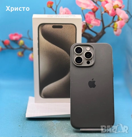 ГАРАНЦИОНЕН!!! Apple iPhone 15 Pro Max, 256GB, 5G, Natural Titanium  , снимка 8 - Apple iPhone - 54350079