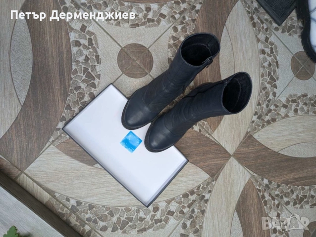Дамски боти от естествена кожа
