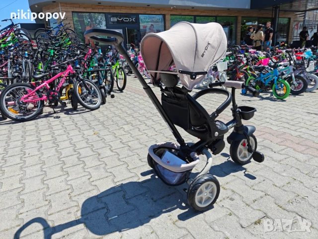 BYOX Сгъваема детска триколка EXPLORE бежов, снимка 10 - Други - 54645928
