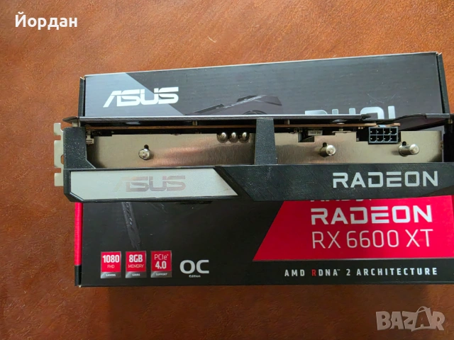  ASUS RX 6600 XT DUAL OC Edition 8 GB GDDR 6, снимка 7 - Видеокарти - 54599563