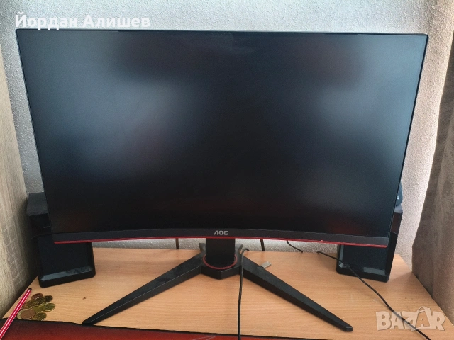 AOC Gaming C24G1 монитор, снимка 2 - Монитори - 54668880