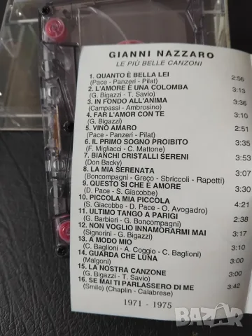 Gianni Nazzaro - аудио касета италианска музика, снимка 2 - Аудио касети - 55402729