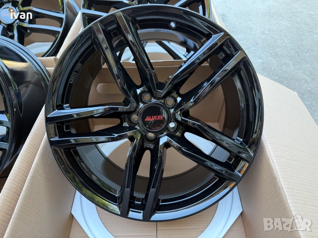 4 бр. чисто нови алуминиеви джанти Alutec 19 цола 5x112, централен отвор 66.5, ET20, 9J, снимка 2 - Гуми и джанти - 55240416