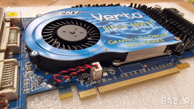 PNY Verto GeForce 6800 GT 256MB DDR3 PCI-E , снимка 10 - Видеокарти - 54774541