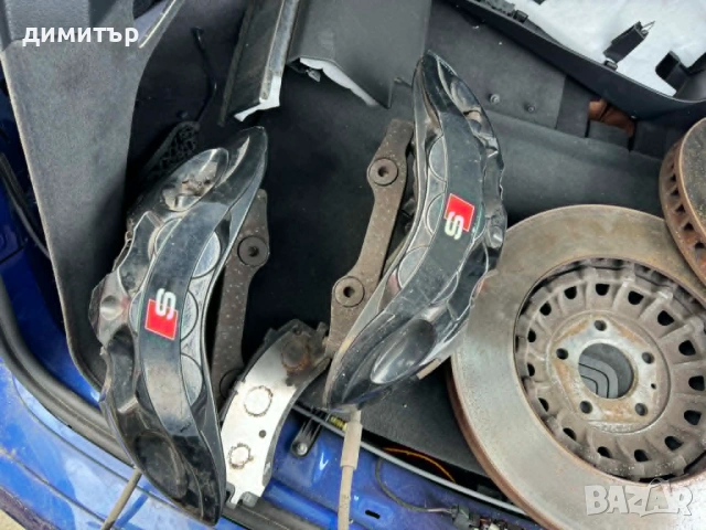 спирачни апарати brembo audi sq7 400mm брембо ауди ся7 400мм дискове, снимка 2 - Части - 54400031