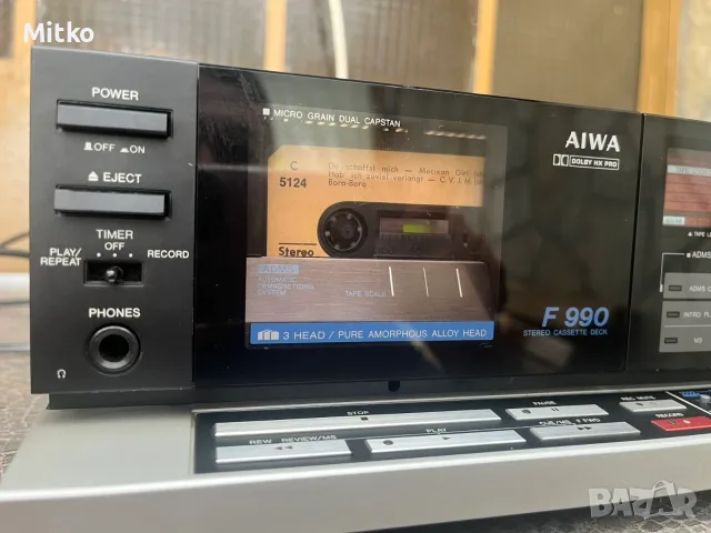 Дек AIWA AD F 990 ADF990 като нов обслужен  , снимка 18 - Декове - 55319555