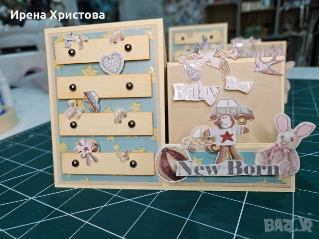 Картички за новородено бебе. Налично! , снимка 3 - Други - 55182479