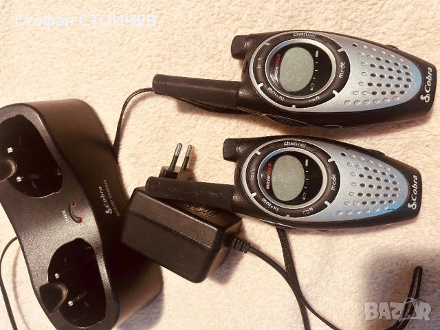 Продавам компл. радиостанции/локи-токи/Cobra 2W, снимка 2 - Друга електроника - 53995522