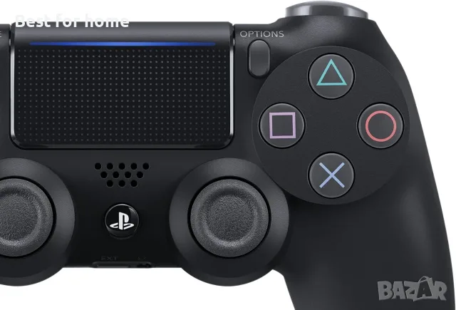 Контролер за Sony PlayStation DualShock 4 - черен (обновен), снимка 6 - Аксесоари - 55577016