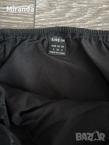 Shein черен сет S, снимка 10 - Комплекти - 54768593