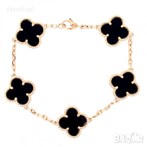 Златна дамска гривна Van Cleef 9,43гр. 16,5см. 14кр. проба:585 модел:37809-1