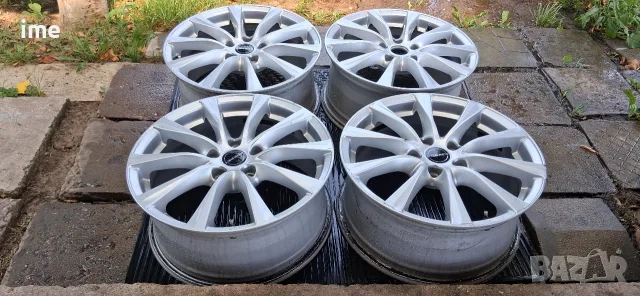 4бр ляти джанти 7.5J17 ЕТ48. Borbet. 5x112. Стават на Audi, Golf, Touran, Passat и др. Среден...., снимка 14 - Гуми и джанти - 55318440