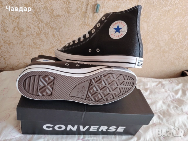 Кецове CONVERSE от естествена кожа - размер 44,5/29 см., снимка 6 - Кецове - 54753193