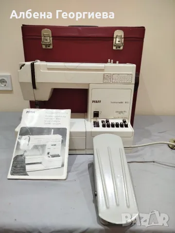 Метална шевна машина PFAFF hobbymatic 907 , снимка 11 - Шевни машини - 55613866