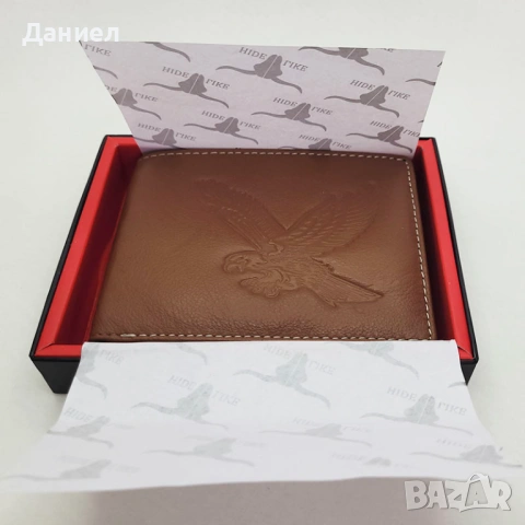 Мъжки портфейл от естествена кожа – стил, който се усеща, снимка 2 - Портфейли, портмонета - 54402077