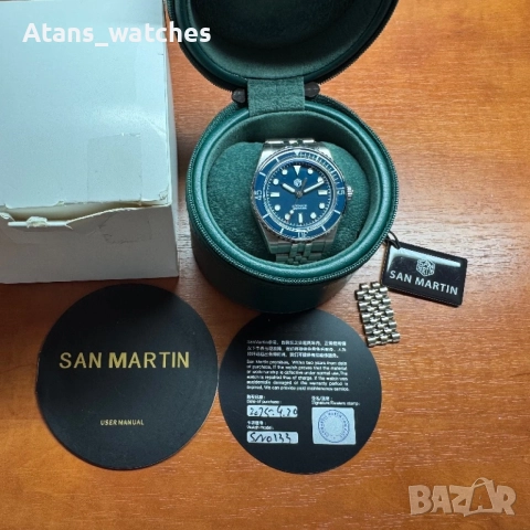 Часовник San Martin SN-0133-G, снимка 11 - Мъжки - 54925169