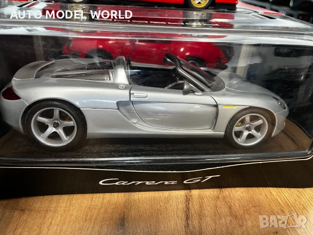 Метален колекционерси модел количка PORSCHE CARRERA GT MAISTO 1:18 88.01 лв. / 45 €, снимка 10 - Колекции - 55012810