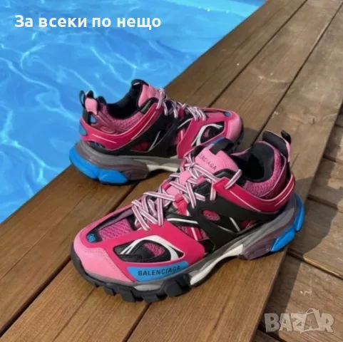 Balenciaga Track "Pink/Black/Blue" Дамски Маратонки👟Дамски Спортни Обувки Код ch93
