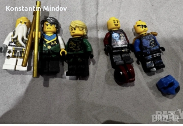    Фигури LEGO Ninjago , Ния, Лойд,Джей, Ву и Гармадон   