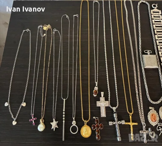 Сребърни бижута 925!, снимка 14 - Колиета, медальони, синджири - 55399993