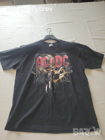 Тениска AC/DC с къс ръкав BLACK ICE, снимка 3 - Други - 55132700
