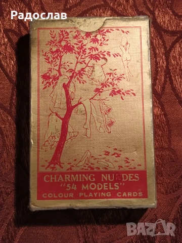 Еротика стари карти за игра , снимка 3 - Карти за игра - 54175720