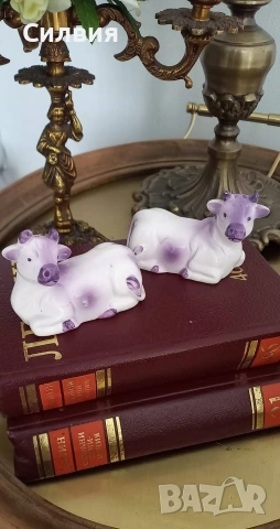 Симпатични лилави кравички- солнички🐄