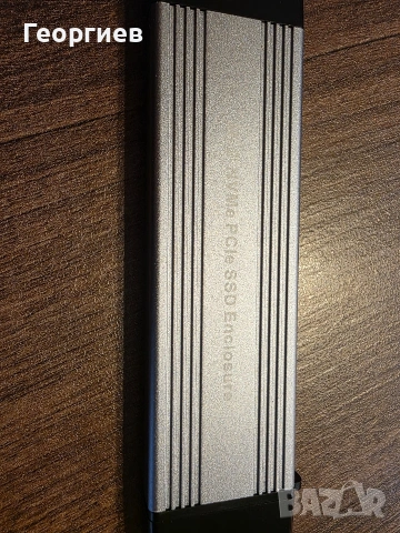 Адаптер с 512gb NVMe disk към usb A/usb C, снимка 2 - Кабели и адаптери - 54704709