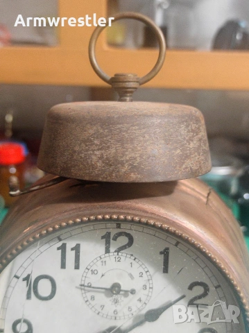 Стар Немски Механичен Часовник Будилник Junghans , снимка 8 - Антикварни и старинни предмети - 54000954