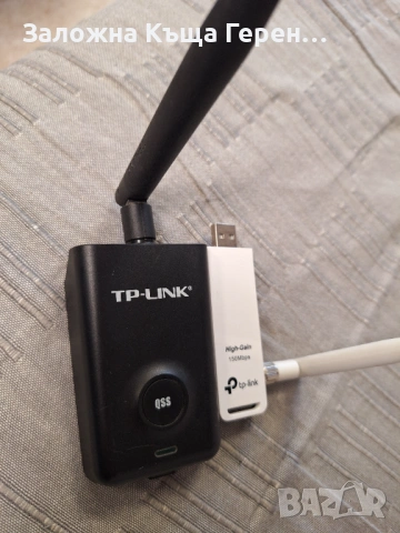 Адаптер за Wifi TP-Link, снимка 2 - Мрежови адаптери - 54759928