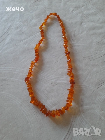 Кехлибарен гердан , снимка 3 - Колиета, медальони, синджири - 54334432