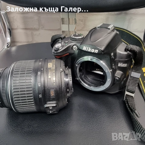 Фотоапарат Nikon D5000 с обектив Nikon AF-S DX NIKKOR 18–55mm f/3.5–5.6G VR, снимка 8 - Фотоапарати - 54483028