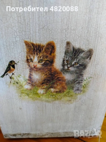 Котешка катерушка ПДЧ, ръчна декорация, УНИКАТ, снимка 8 - За котки - 54490982