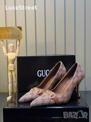 Gucci 🤍 Дамски Обувки , снимка 2 - Дамски обувки на ток - 54137209