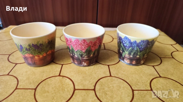 Комплект малки кашпи