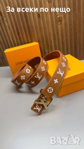 Louis Vuitton Колан Естествена Кожа С Кутия - Различни Цветове Код SK1618, снимка 4 - Колани - 54668286