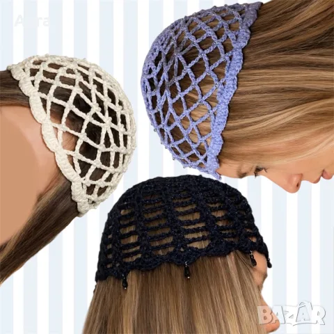 Summer crochet caps pack of 3 