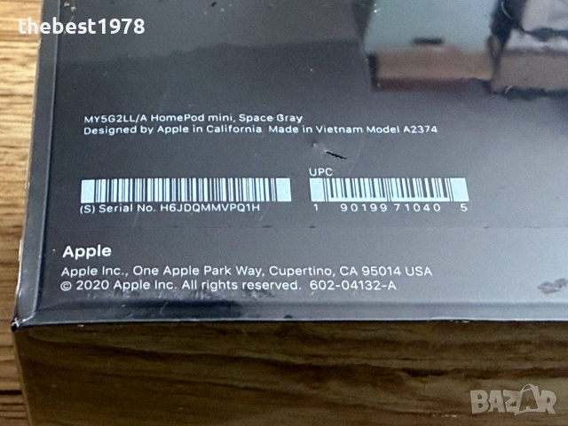 НОВ! Apple HomePod Mini A2374, снимка 4 - Bluetooth тонколони - 55035977