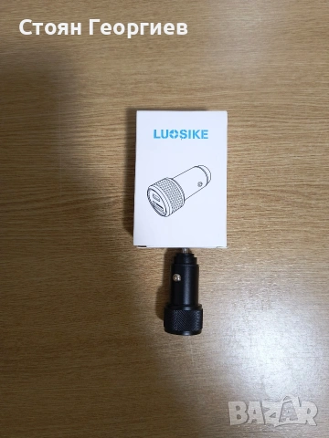 USB C зарядно за кола и USB C кабел, LUOSIKE 38W