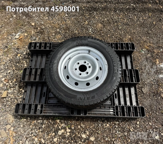 Резервна гума+джанта Uniroyal  225/65/16C 16цола 6x125 за Iveco Daily(2006-2025)