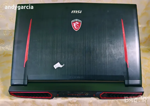 MSI TITAN GT73 / Intel Core i7-6820HK / NVidia GTX 1070 8GB 256 bit геймърски лаптоп на части