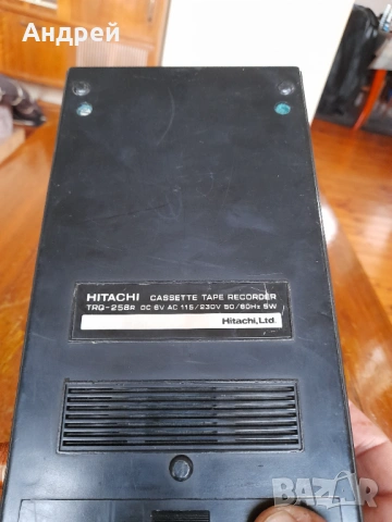 Стар касетофон Hitachi TRQ-258, снимка 6 - Антикварни и старинни предмети - 54070382