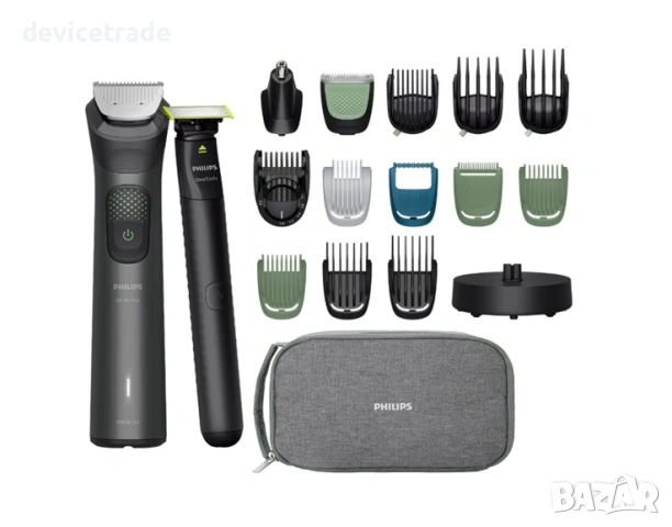 Мултифункционален тример за брада и коса с 19 аксесоара + тример OneBlade MG9556/15