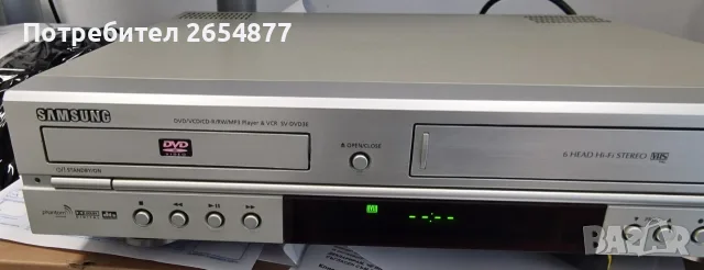 Samsung SV-DVD3E DVD/VCR Combo Player, снимка 2 - Плейъри, домашно кино, прожектори - 55524126