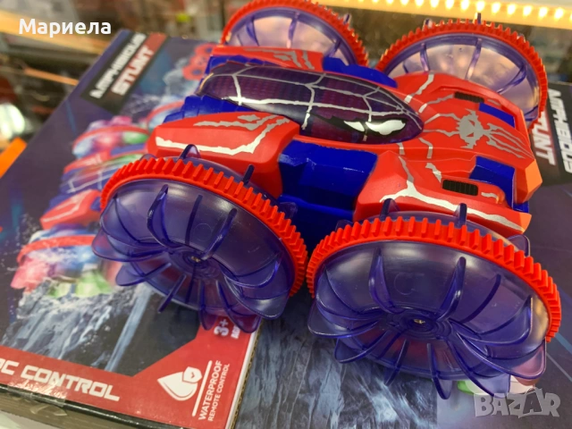 RC каскадьорска кола с 2 дистанционни / Spider Man