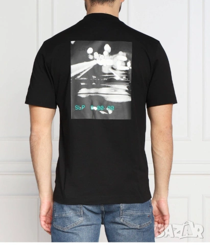 тениска BOSS (Hugo Boss) T-Skate. голям размер 4-5 ХЛ, снимка 4 - Тениски - 54875552