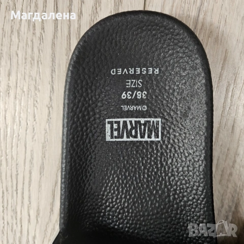 Чехли Марвел, снимка 4 - Детски сандали и чехли - 54383076
