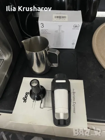 Кафемашина Sage Barista Express , снимка 5 - Кафемашини - 55583644