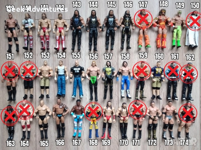 Екшън Фигурки WWE Кеч Pro-Wrestling Action Figures Ambrose Reigns Cena 2/3, снимка 5 - Колекции - 46527048