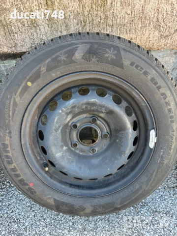 4бр. железни джанти 15", 5х114.3, 66.1 - Renault, снимка 3 - Гуми и джанти - 54127861